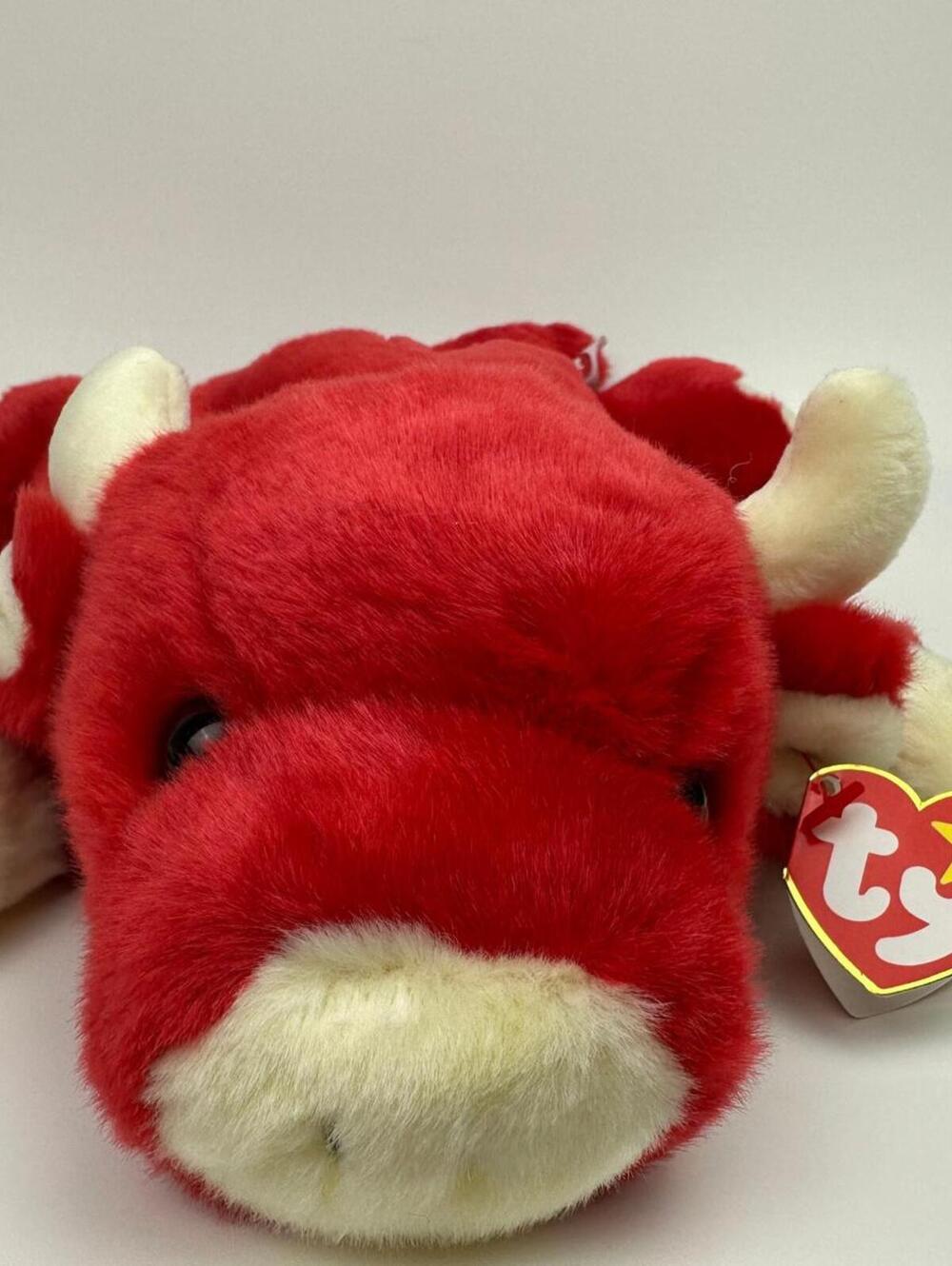 Ty Beanie Buddy “Snort” the Red Bull (14 inch)